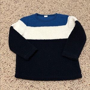GAP Kids' Blue and White Striped Sweater